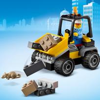 lego city sunkvezimis - LEGO City kelio darbų traktorius 60284 - 5 nuotrauka