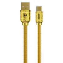 usb type c 6a - WK Design WDC-161-USB-C Gold - 1 nuotrauka