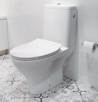 unitazo cersanit - Unitazas Cersanit Moduo 010 3/5, su dangčiu, 356x655 mm - 2 nuotrauka