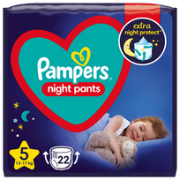 Pampers Night, 5 dydis, 12 - 17 kg, 22 vnt.