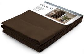 AmeliaHome Pleat Blackout Curtains Dark Brown 140x270cm