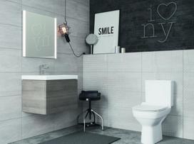 cersanit city clean on - Cersanit City 104 Clean On WC White with SC EO Slim Lid - 5 nuotrauka