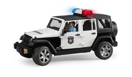 dzipas - BRUDER policijos džipas Wrangler, su policininku ir priedais,  2526 - 2 nuotrauka