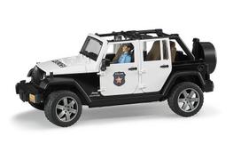 dzipas - BRUDER policijos džipas Wrangler, su policininku ir priedais,  2526 - 3 nuotrauka