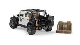dzipas - BRUDER policijos džipas Wrangler, su policininku ir priedais,  2526 - 4 nuotrauka