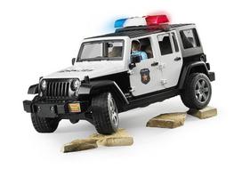 dzipas - BRUDER policijos džipas Wrangler, su policininku ir priedais,  2526 - 5 nuotrauka