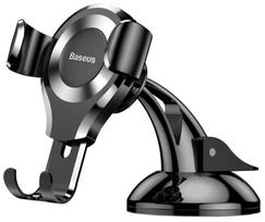 baseus gravity car holder - Baseus Osculum Gravity Car Mount Holder Black/Silver - 1 nuotrauka