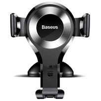 baseus gravity car holder - Baseus Osculum Gravity Car Mount Holder Black/Silver - 2 nuotrauka