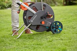 laistymo zarnos gardena - Gardena AquaRoll L Hose Trolley - 5 nuotrauka