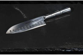 peiliai samura bamboo - Samura BAMBOO Small Santoku hollow ground 5.5"/ 137mm - 7 nuotrauka