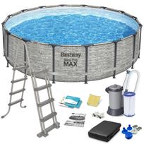 bestway steel pro max - Bestway Steel Pro Max, 488x122 cm, su filtru - 2 nuotrauka