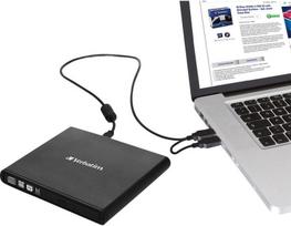 dvd rw - Verbatim Slimline CD/DVD Writer 98938 - 2 nuotrauka