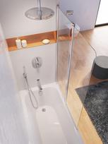 ravak chrome vonias - Vonia Ravak Chrome 160x70 cm - 3 nuotrauka
