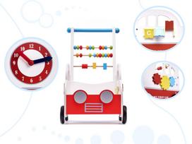 medinis veiklos - EcoToys Wooden Educational Pusher 2019 - 3 nuotrauka