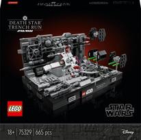 ataka - LEGO Star Wars Atakos Death Star kanjonuose diorama 75329 - 1 nuotrauka