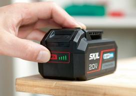 akumuliatorius 20 v li ion - Skil 3104AA, 18 V, 4000 mAh - 2 nuotrauka