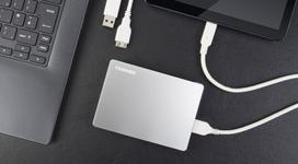 toshiba canvio 4tb - Canvio Flex 4TB 2.5" Silver HDTX140ESCCA - 6 nuotrauka
