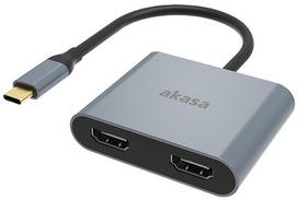  Akasa USB Type-C to Dual HDMI MST 