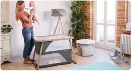 kinderkraft maniezas - Kelioninė lovytė Kinderkraft Sofi, grey - 9 nuotrauka