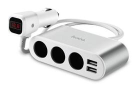 Įkroviklis-šakotuvas  Hoco Z13 su 2 USB jungtimi ir trimis jungtimis