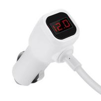automobiliniai sakotuvai - Įkroviklis-šakotuvas  Hoco Z13 su 2 USB jungtimi ir trimis jungtimis - 3 nuotrauka