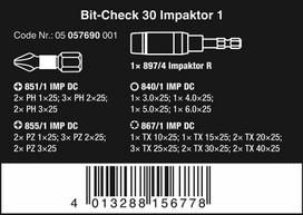 wera check 30 -  Wera Check 30 Impaktor 1 Bit Set 30pcs - 9 nuotrauka