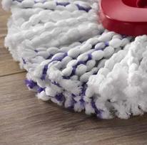 vileda mop - Vileda Turbo 3w1 Microfibre, juodas/raudonas, 15 l - 4 nuotrauka