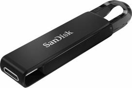 usb laikmenia - SanDisk Ultra USB Type-C, juoda, 256 GB - 1 nuotrauka