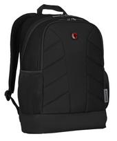 laptopo krepsiai - Wenger Quadma 16" Laptop Backpack Black, juoda, 15.6-16" - 2 nuotrauka