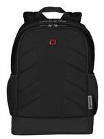 laptopo krepsiai - Wenger Quadma 16" Laptop Backpack Black, juoda, 15.6-16" - 3 nuotrauka