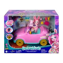 leles enchantimals - „Enchantimals“ kiškutės automobilio rinkinys - 2 nuotrauka