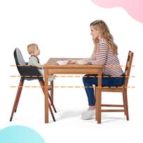 kinderkraft maitinimo kedute - Maitinimo kėdutė KinderKraft Finix Ecru 1In1, pilka - 6 nuotrauka