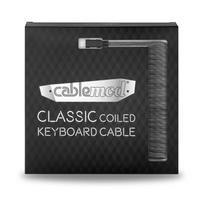 usb klaviatura - Klaviatūros laidas Cablemod CM-CKCA-CK-KC150KC-R, pilka - 4 nuotrauka