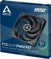 case fans 120mm - Arctic P12 Slim PWM PST - 6 nuotrauka