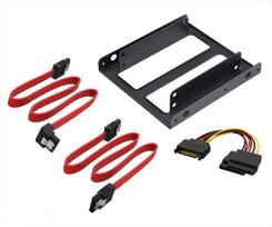 Korpuso detalė Akasa 2.5" SSD & HDD Adapter to 3.5" with SATA Cables