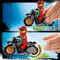 lego motociklas - LEGO CITY Ugninis kaskadininkų motociklas 60311  - 4 nuotrauka