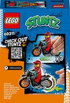 lego motociklas - LEGO CITY Ugninis kaskadininkų motociklas 60311  - 6 nuotrauka