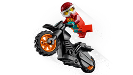 lego motociklas - LEGO CITY Ugninis kaskadininkų motociklas 60311  - 9 nuotrauka