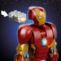 gelezinio zmogaus - LEGO Marvel Geležinio žmogaus figūrėlė 76206 - 4 nuotrauka