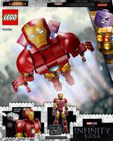 gelezinio zmogaus - LEGO Marvel Geležinio žmogaus figūrėlė 76206 - 6 nuotrauka