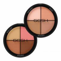 konturavimo palete -  GOSH veido bruožų modeliavimo paletė CONTOUR'N STROBE KIT, 01 LIGHT, 15 g - 3 nuotrauka