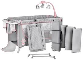 KINDERKRAFT kelioninė lovelė Joy Pink