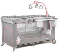 kinderkraft maniezas - KINDERKRAFT kelioninė lovelė Joy Pink - 2 nuotrauka