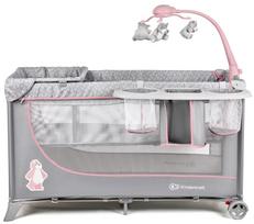 kinderkraft maniezas - KINDERKRAFT kelioninė lovelė Joy Pink - 4 nuotrauka