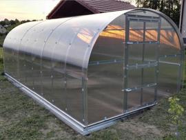 siltnamiai 3x8 - Arkinis šiltnamis KLASIKA 24 m2 (3x8 m) su 4 mm. polikarbonato danga - 4 nuotrauka