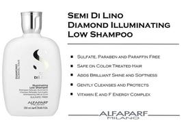 alfaparf sampunai diamond - AlfaParf Semi Di Lino Diamond spindesio suteikiantis šampūnas - 250 ml. - 5 nuotrauka