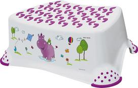 Pakyla - laiptelis Keeeper Baby Step Stool Hippo, baltas