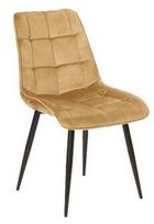 chic kede - Valgomojo kėdė Signal Meble Chic Velvet, geltona - 2 nuotrauka