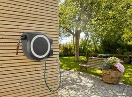 laistymop rite - Gardena Wall Mounting Hose Box Roll-Up L White - 3 nuotrauka