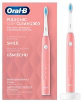  ORAL-B elektrinis dantų šepetėlis PULSONIC 2000, rožinis, 1 vnt.